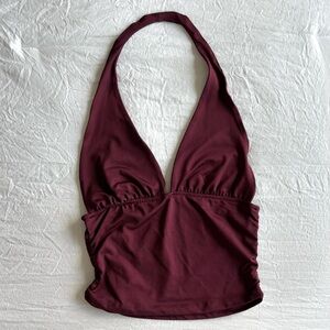 NWOT stradivarius halter crop top